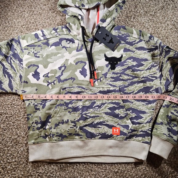 Under Armour Project Rock Veterans Day Fleece Hoodie Women's Size XS 1373610 - Picture 8 of 11